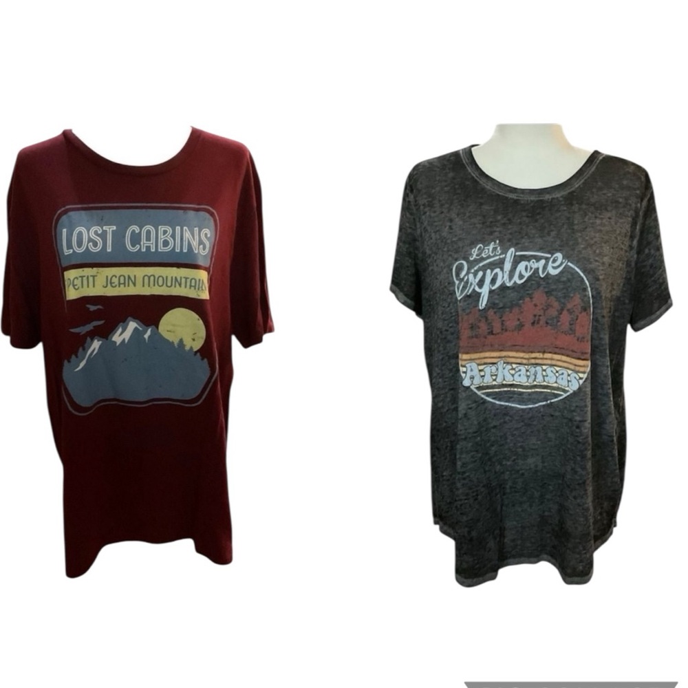 Women’s XL Short Sleeve Graphic Tshirt Bundle